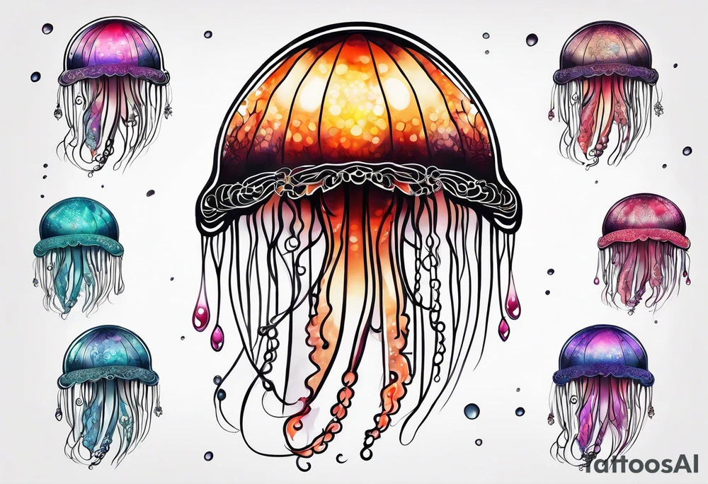 jellyfish tattoo idea