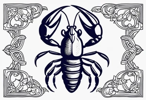 navy medicine crawfish tattoo idea