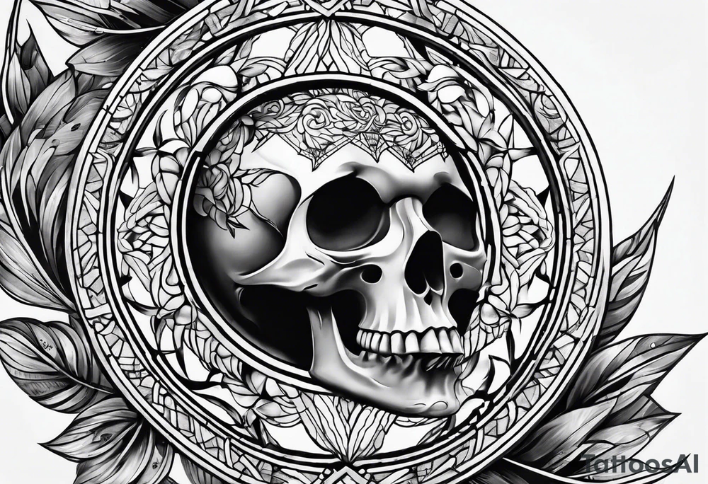round tattoo tattoo idea