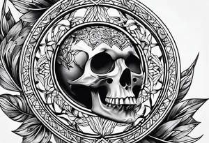round tattoo tattoo idea
