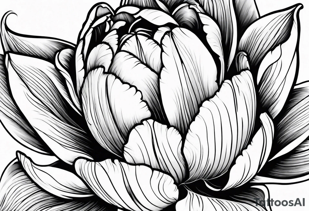 tulip tattoo idea