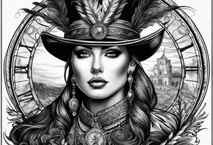 An ink and quill from colonial time tattoo idea