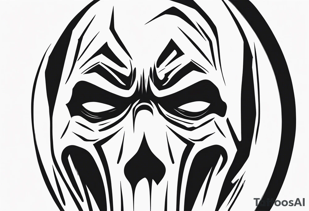 ghostface killer from scream tattoo idea