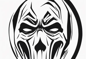 ghostface killer from scream tattoo idea