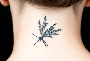 sage bundle tattoo idea