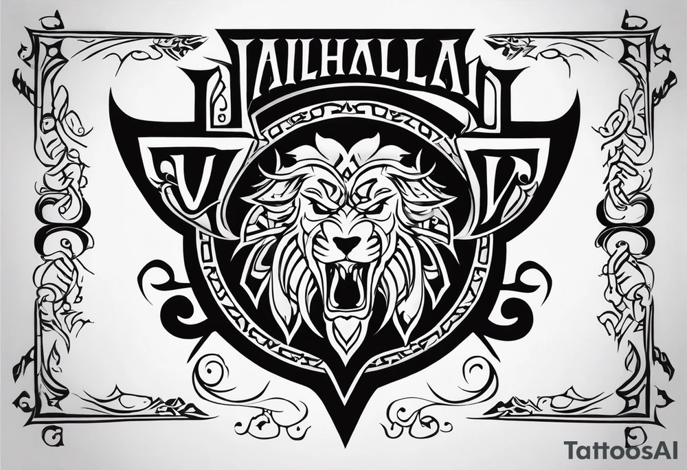 Valhalla tattoo idea