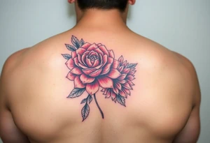 Rose and Chrysanthemum tattoo tattoo idea