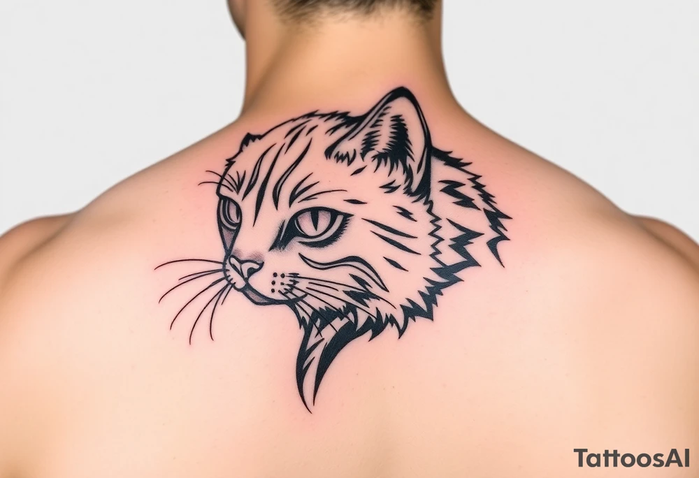 Black Cat tattoo idea