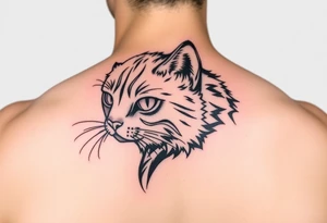 Black Cat tattoo idea