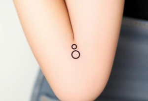 A small ";" symbol tattoo idea