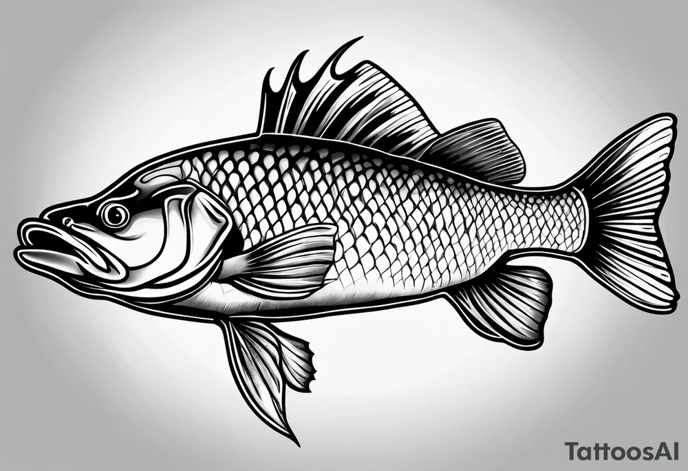 walleye tattoo idea