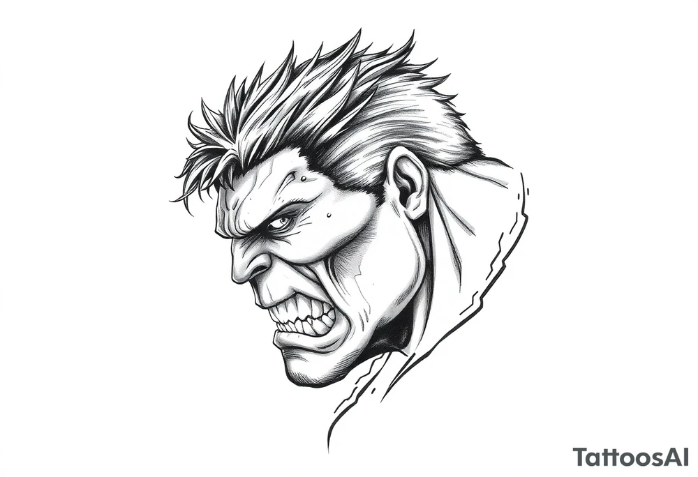 hulk tattoo idea