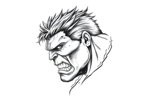 hulk tattoo idea