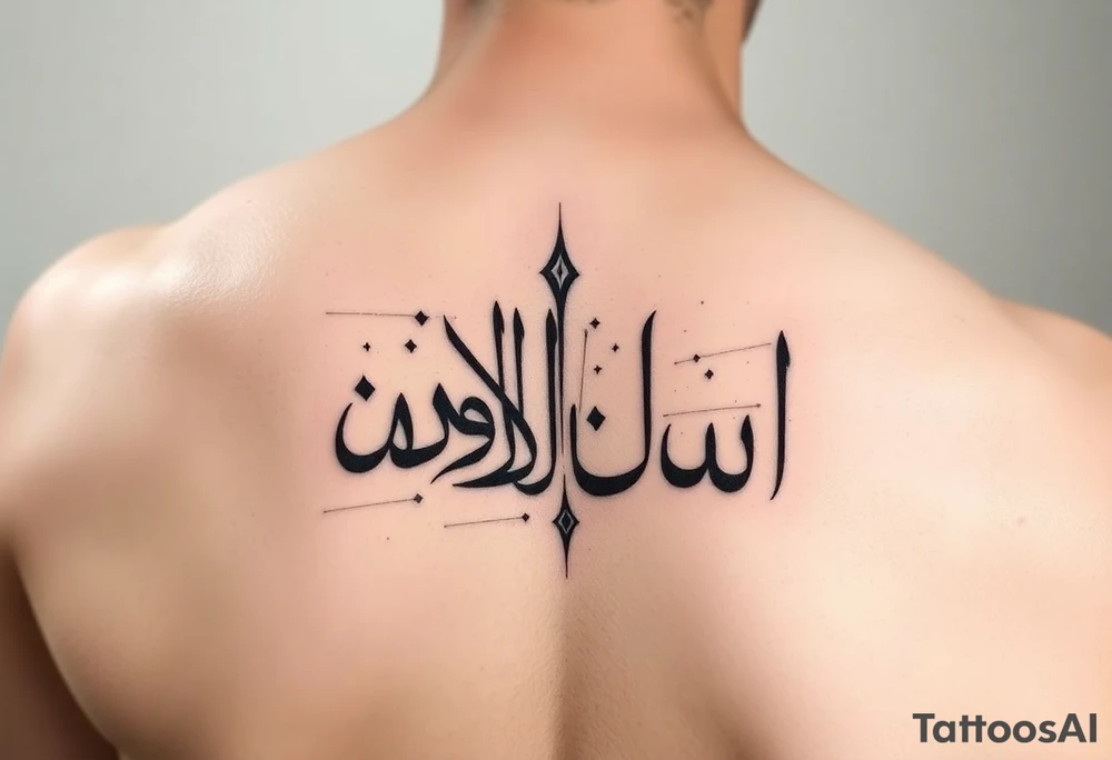 Maktub in Arabic calligraphy tattoo idea