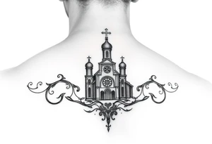 Tatouage vierge de kazan église russe orthodoxe sur epaule tattoo idea