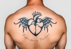 heart beat voyage tattoo idea