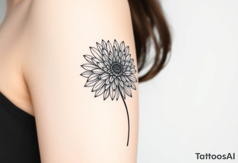 chrysanthemum tattoo idea