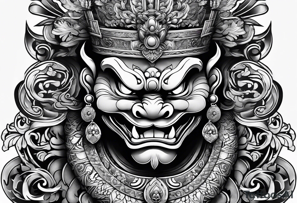 Balanise Barong tattoo idea