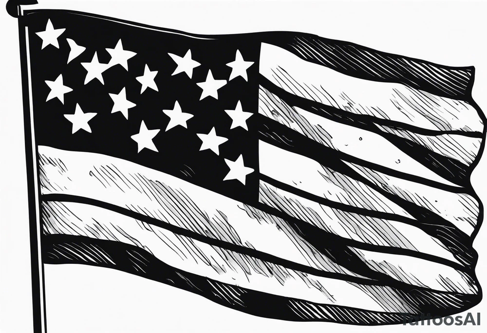 13 colonies flag tattoo idea