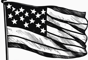 13 colonies flag tattoo idea