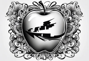 Apple, “Apple of my eye” tattoo idea