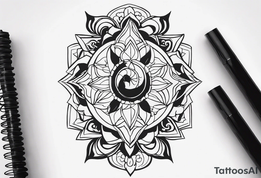 Змея вокруг биологического сердца tattoo idea