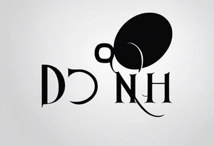 I want a minimal tattoo with combination of the letters Y and D tattoo idea