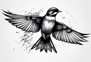 Swallows tattoo idea