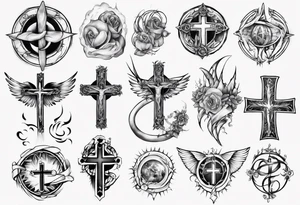 Christian stomach tattoo tattoo idea