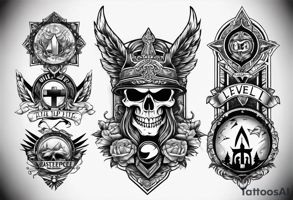 "Level Up" tattoo idea