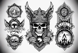 "Level Up" tattoo idea