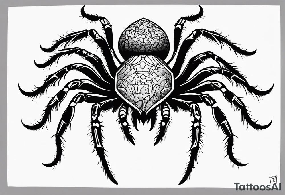 Tarantula tattoo idea