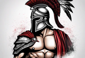 Biblical spartan tattoo idea