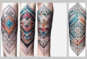 British, forearm tattoo, geometric, subtle, men, culture, iconic tattoo idea