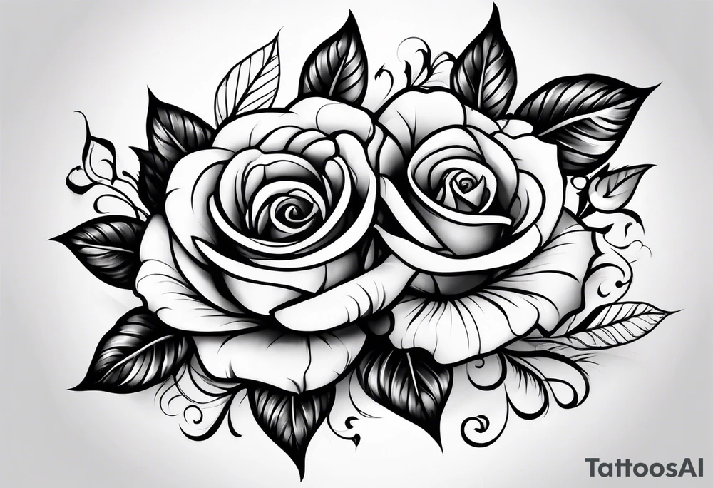 A rose tattoo idea