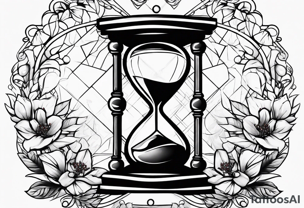 Cherry hourglass tattoo idea