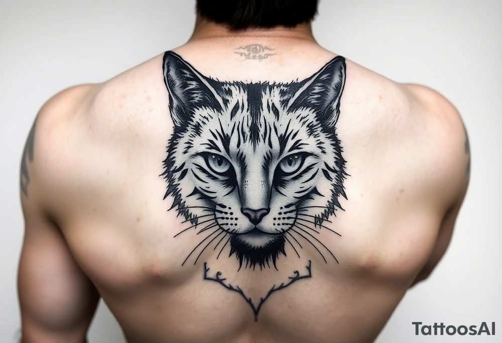 Black Cat tattoo idea