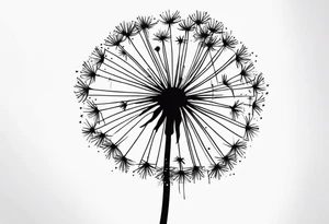 dandelion tattoo idea