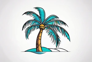 Palm 23:4 tattoo idea