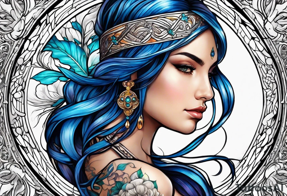 Virgo water tattoo idea