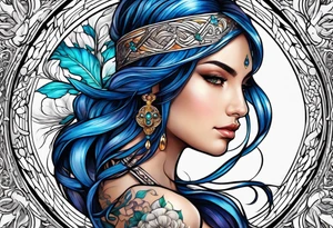 Virgo water tattoo idea