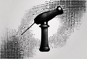 A simple hammer tattoo idea