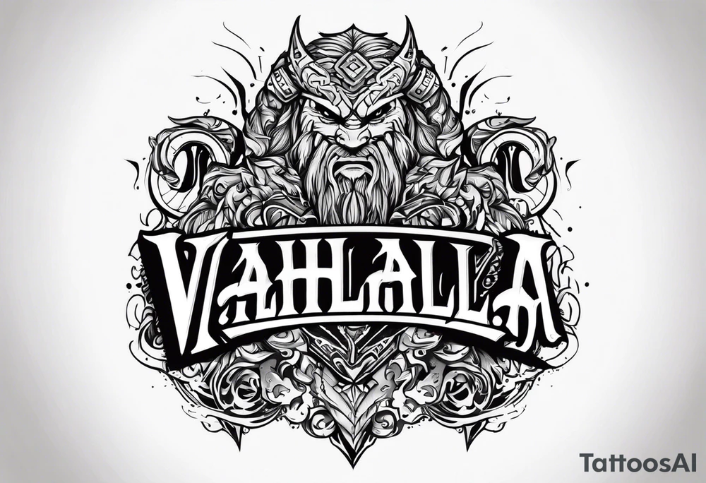valhalla berserker tattoo idea