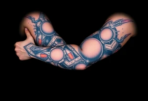 Outer space tattoo idea