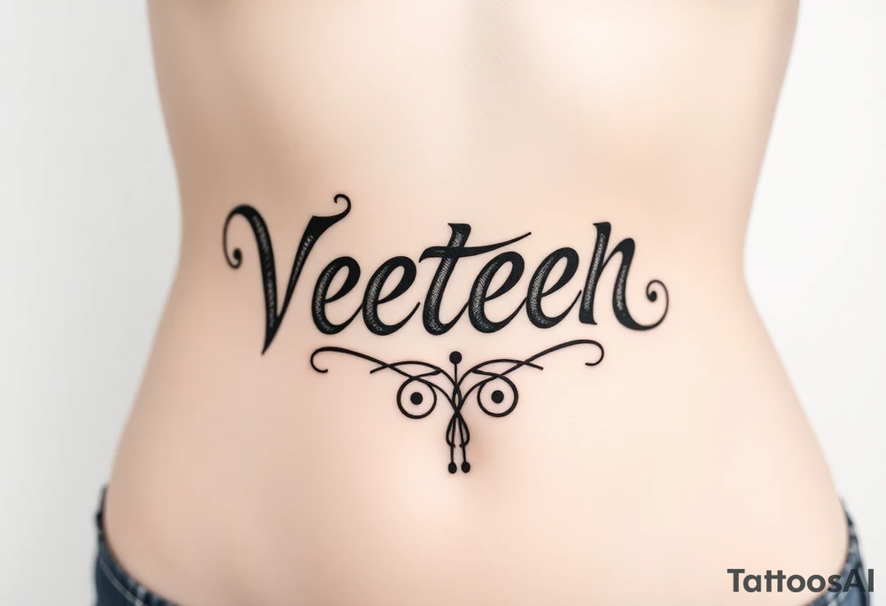 word VeecteemA gotick tattoo idea