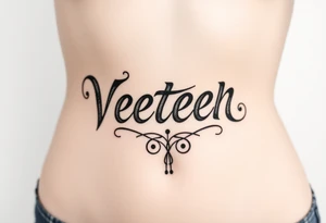 word VeecteemA gotick tattoo idea