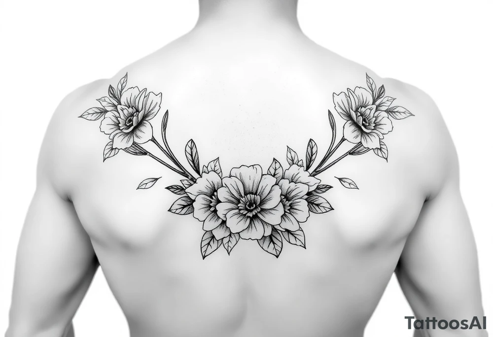 Thigh tattoos no flowers tattoo idea