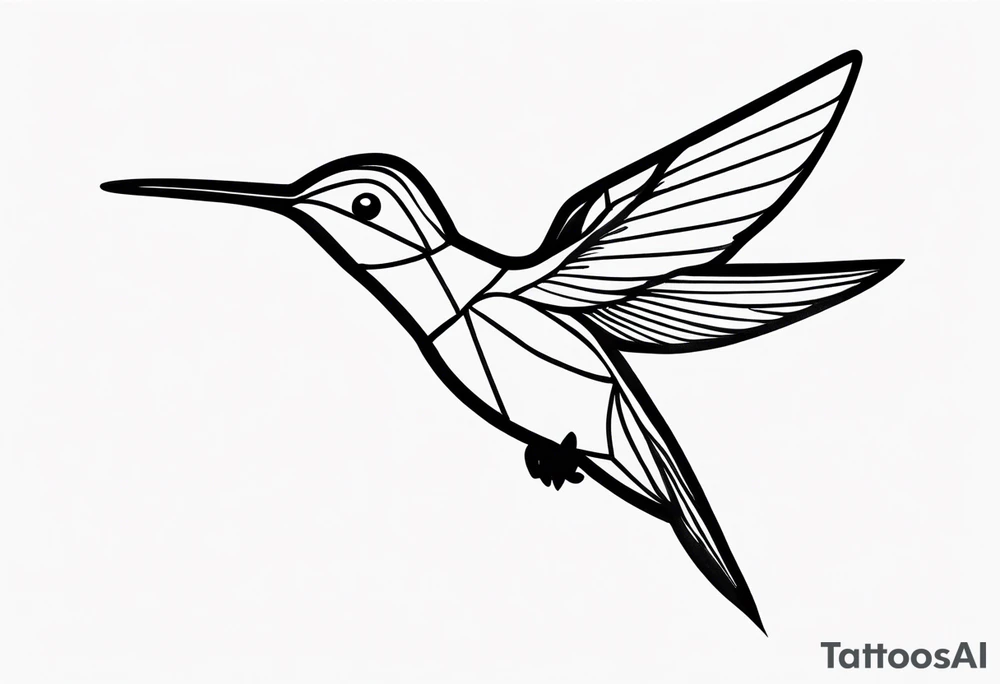 humming bird tattoo idea