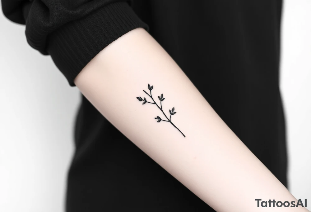 Ilex aquifolium tattoo idea