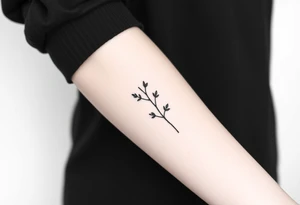 Ilex aquifolium tattoo idea
